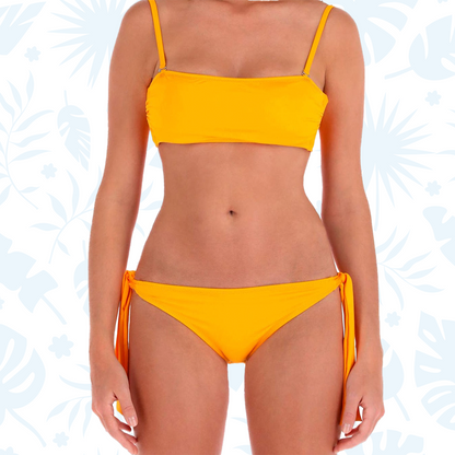 (TOP) BANDA LISO AMARILLO WOMEN - Mayaguana Swimwear