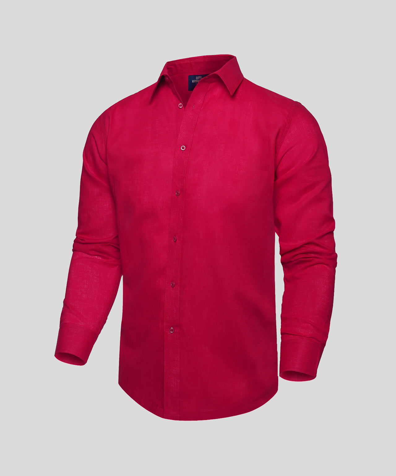 telar hierro Prisionero Camisa Roja Manga Larga – Mayaguana Swimwear